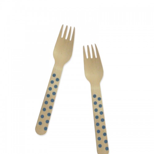 Fork - Polka Royal Blue